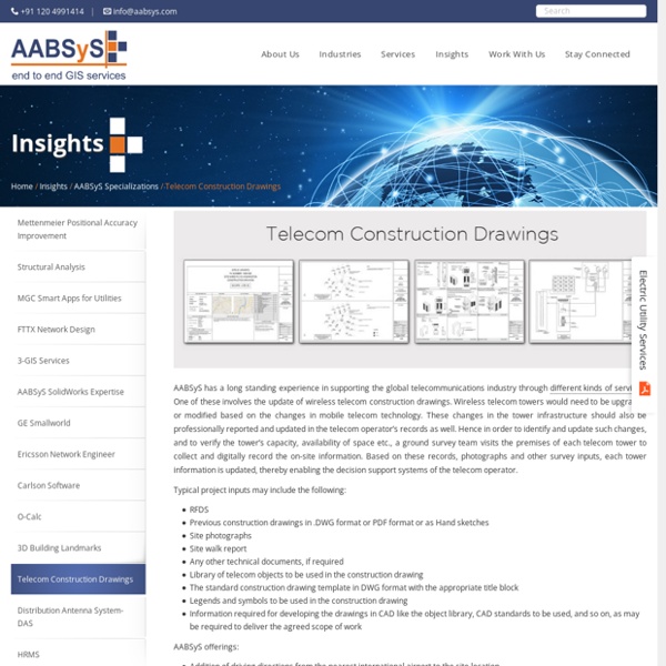 Telecom Construction Drawings - AABSyS