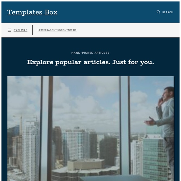 Web Templates - Flash Website Templates - Logo Design - Templates Box
