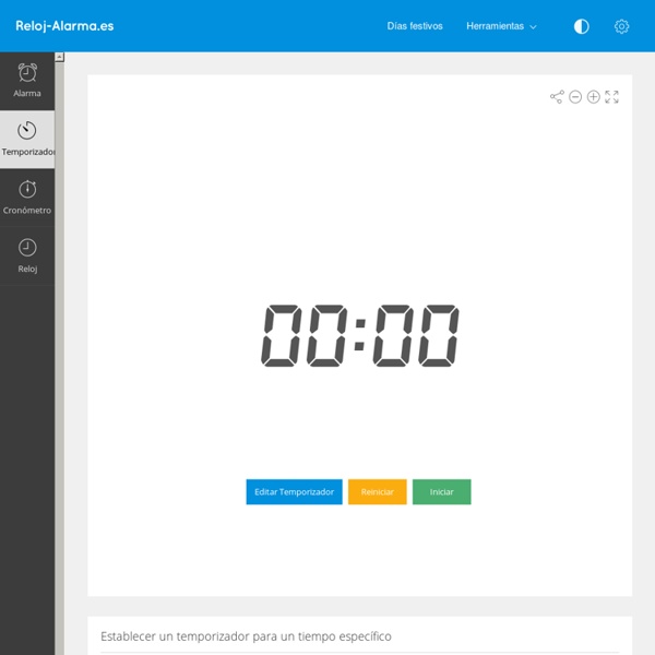 Temporizador Online - Reloj-Alarma.es