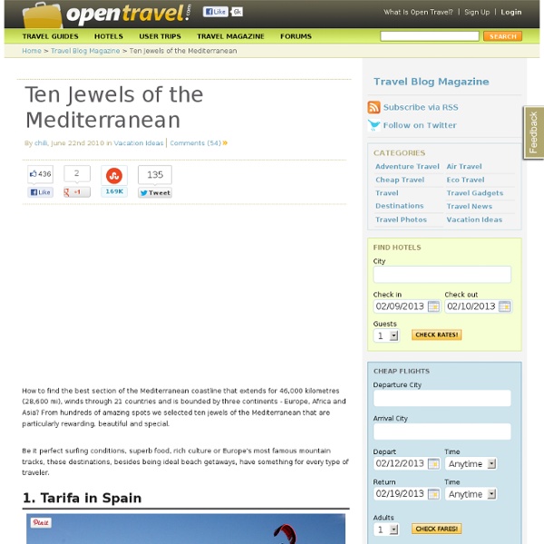 Ten Jewels of the Mediterranean