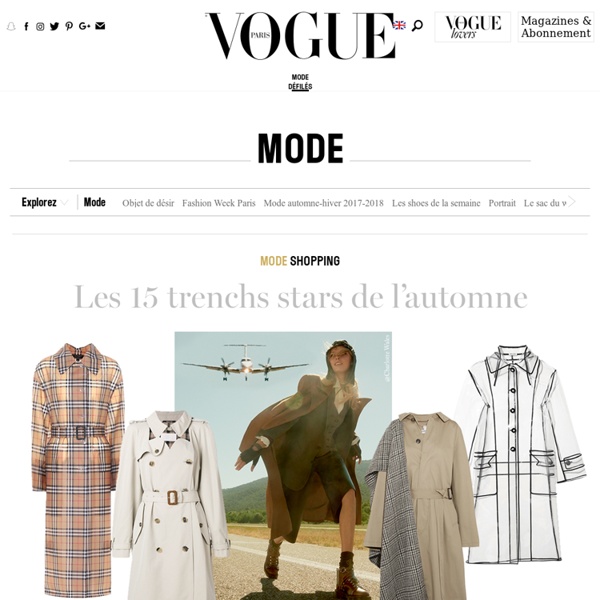 Tendance mode, toutes les tendances mode du moment sur Vogue.fr
