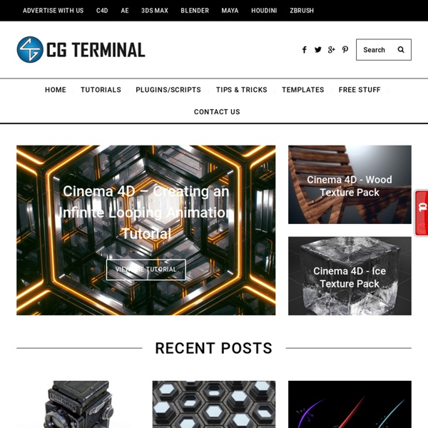 CG Terminal - News, Tutorials and Awesome Stuff for CG Artists