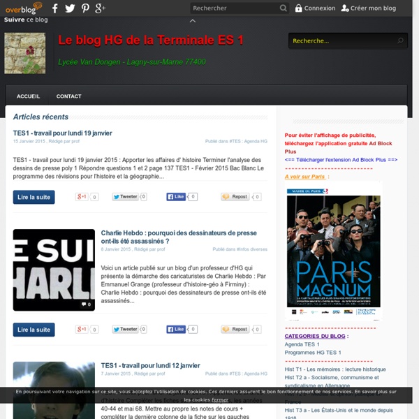 Le blog HG des Terminales