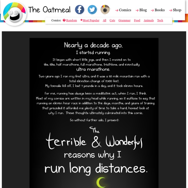 The terrible and wonderful reasons why I run long distances