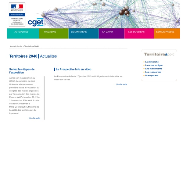 Territoires 2040