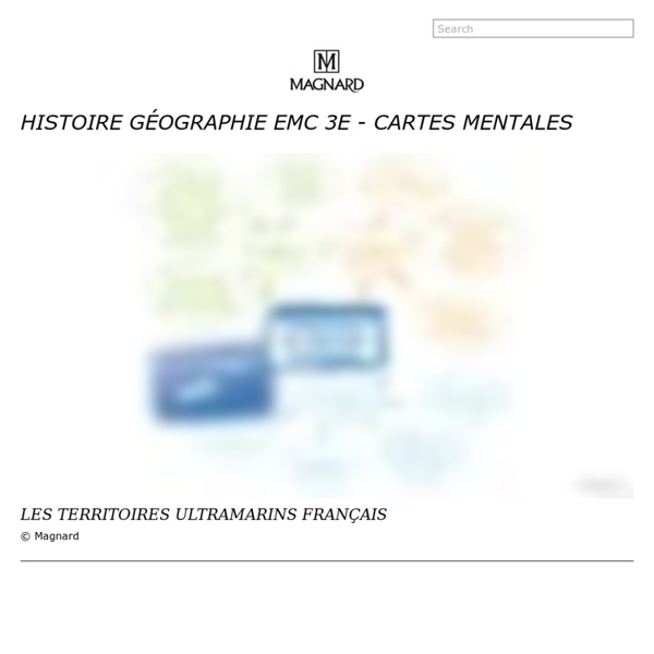 Histoire Géographie EMC 3e - Cartes mentales - Les territoires ultramarins français on Vimeo