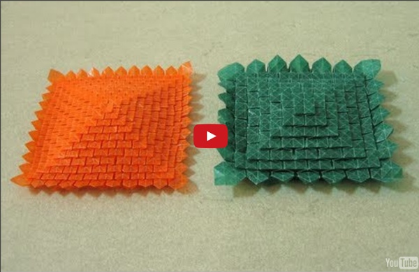 Origami Tessellation Instructions: Multi-Stage Clover Folding (Shuzo Fujimoto)