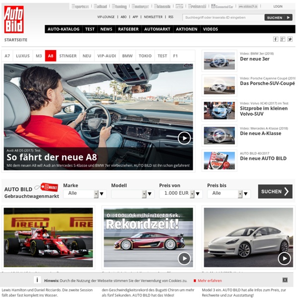 AUTOBILD.DE - Testberichte - Automarkt - Autokauf