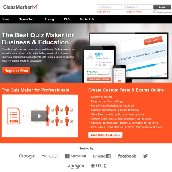 Online Testing Free Quiz Maker Create The Best Web-based Quizzes ...