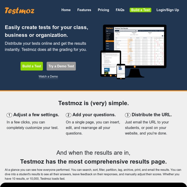 Testmoz - Test Generator