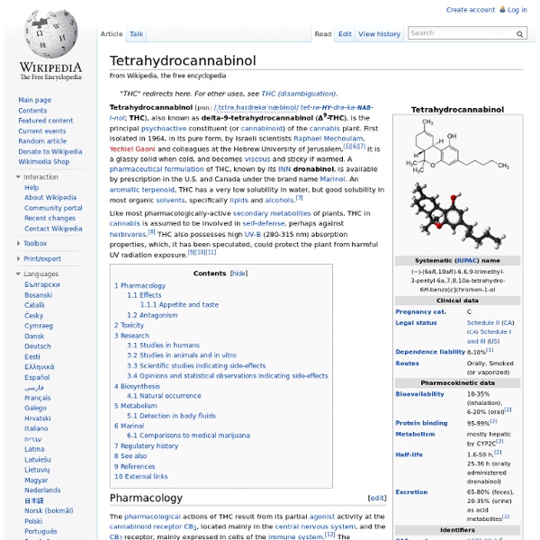 Tetrahydrocannabinol