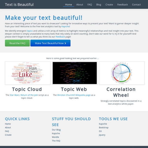 Text is Beautiful | Pearltrees