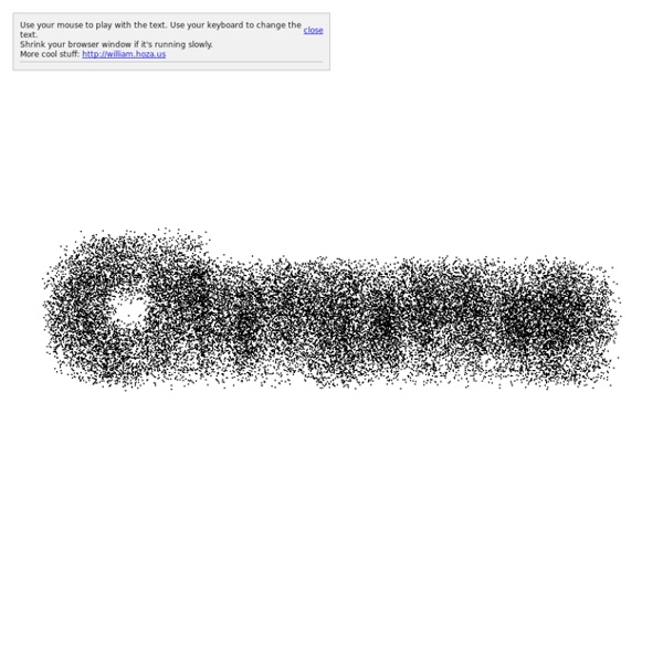 Text Particles