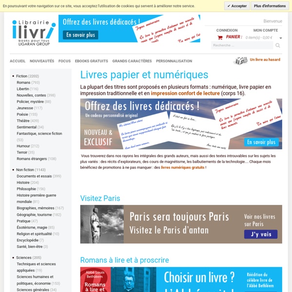 Bibliothèque numérique de littérature française en accès libre