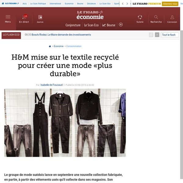 H&M mise sur le textile recyclé pour créer une mode «plus durable»