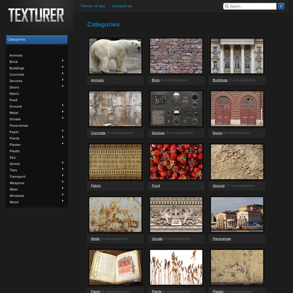 Free textures for 3D modeling, design and game development