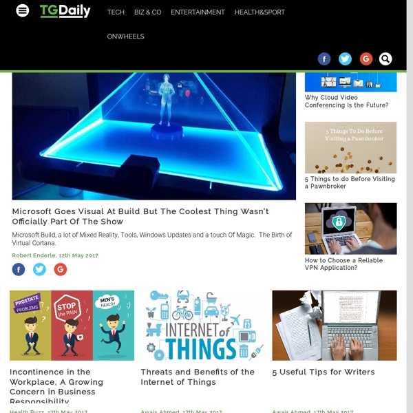 Technology, Science, Entertainment, and Business News