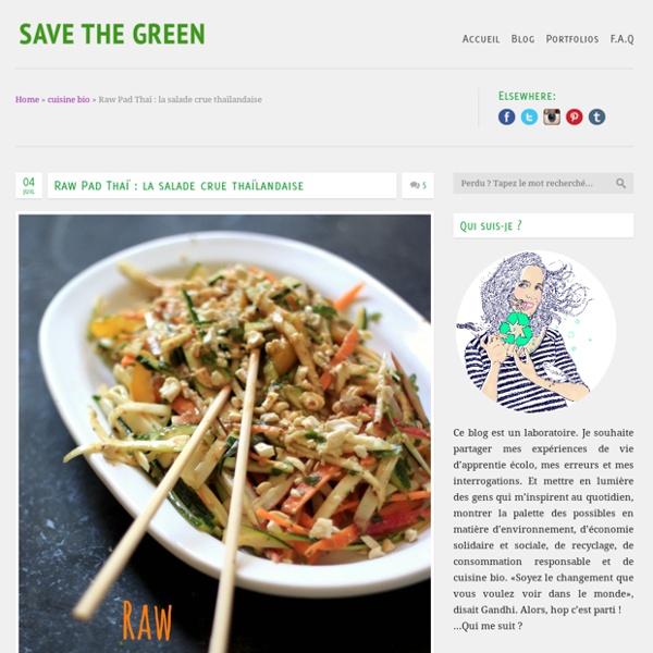 Raw Pad Thaï : la salade crue thaïlandaise