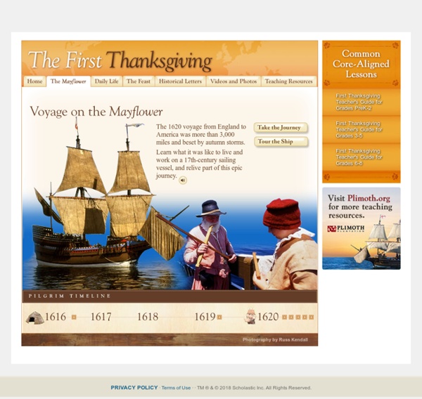 The First Thanksgiving: Voyage on the Mayflower