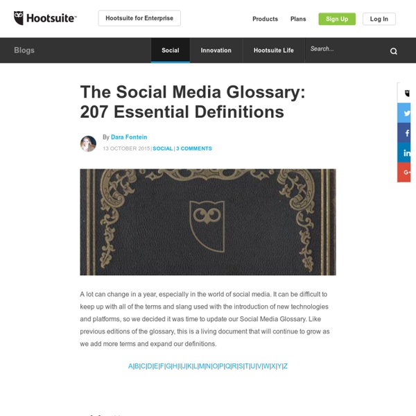 The 2015 Social Media Glossary
