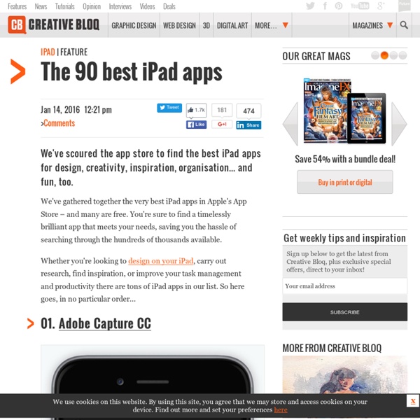 40 best iPad apps for designers