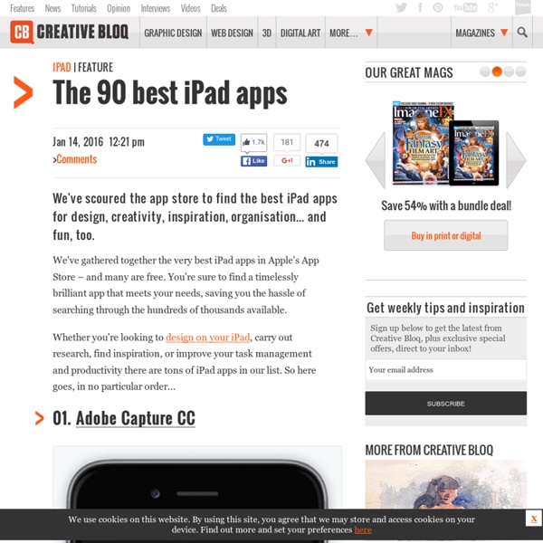 50 best iPad apps for designers