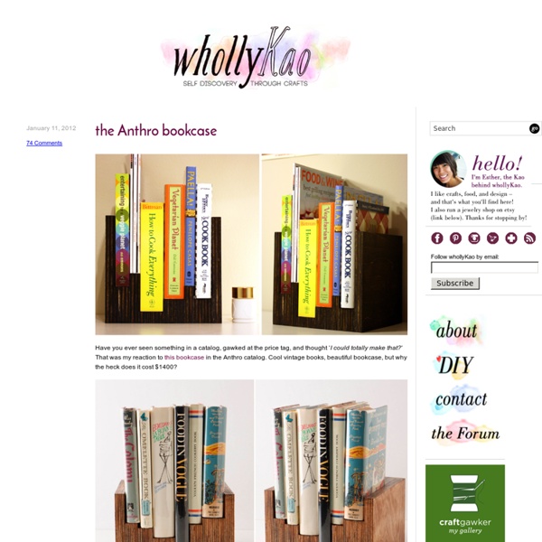 The Anthro bookcase