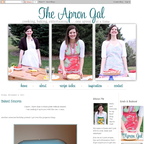 The Apron Gal: Baked S'mores