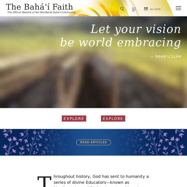 The Bahá’í Faith - The international website of the Bahá’ís of the world