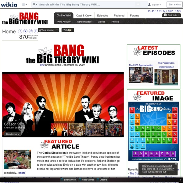 The Big Bang Theory Wiki