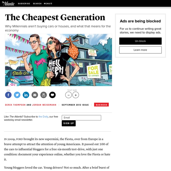 The Cheapest Generation - Derek Thompson and Jordan Weissmann
