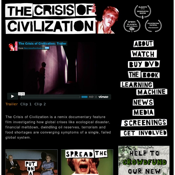 The Crisis Of Civilization
