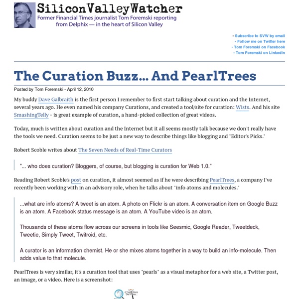 The Curation Buzz... And PearlTrees -SVW