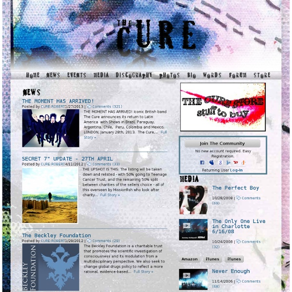 The Cure : Official Site