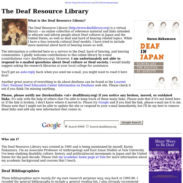 The Deaf Resource Library