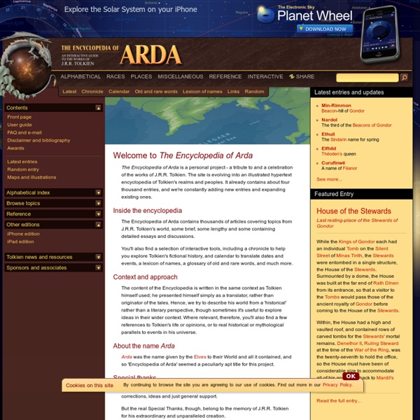 The Encyclopedia of Arda