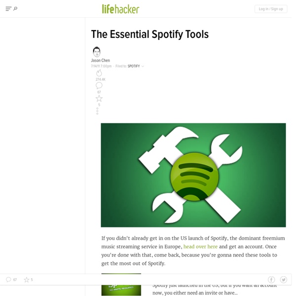 The Essential Spotify Tools