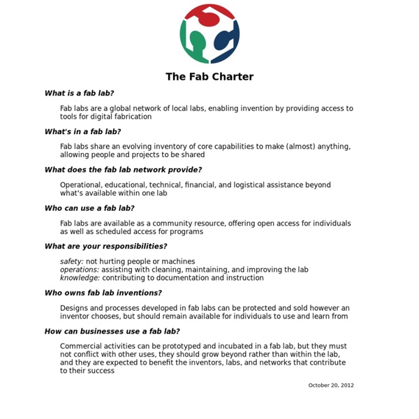 The Fab Charter