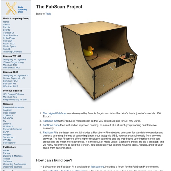 The FabScan Project