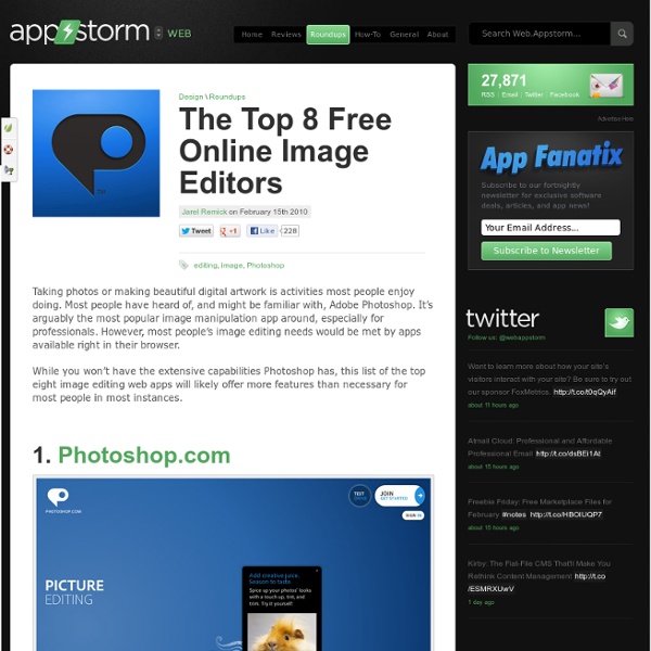 The Top 8 Free Online Image Editors