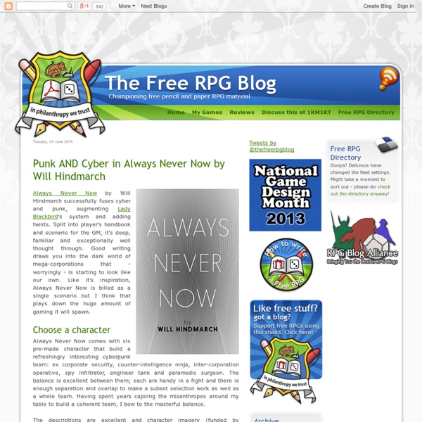 The Free RPG Blog