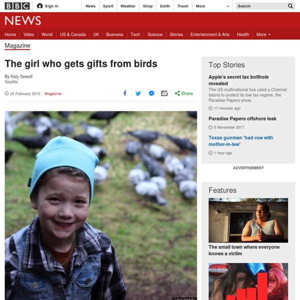 The girl who gets gifts from birds