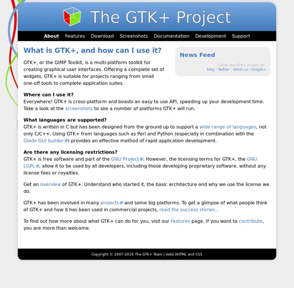 GTK+ - About