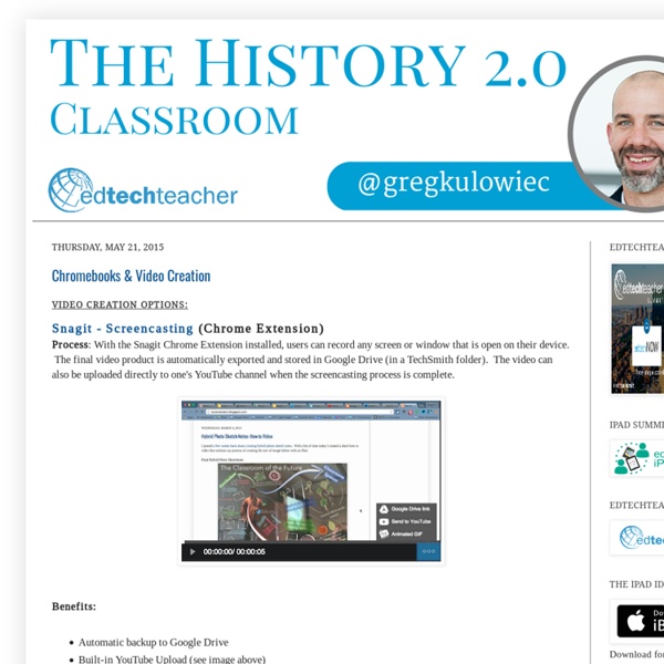 The History 2.0 Classroom