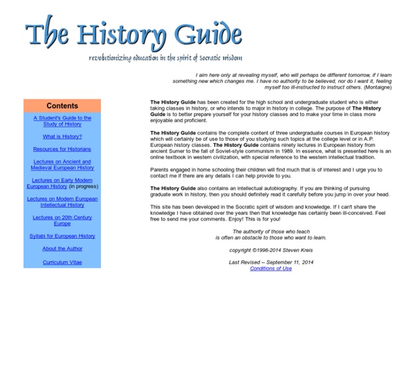 The History Guide