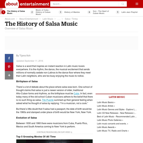 Salsa - History and Overview of Salsa Music