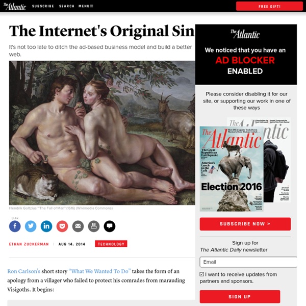 The Internet's Original Sin