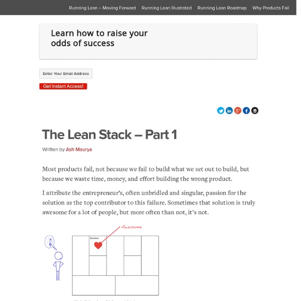 The Lean Stack – Part 1