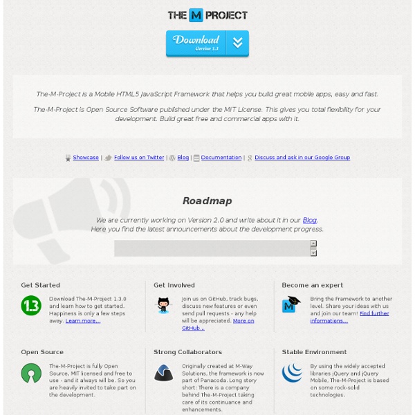 The-M-Project - Mobile HTML5 JavaScript Framework