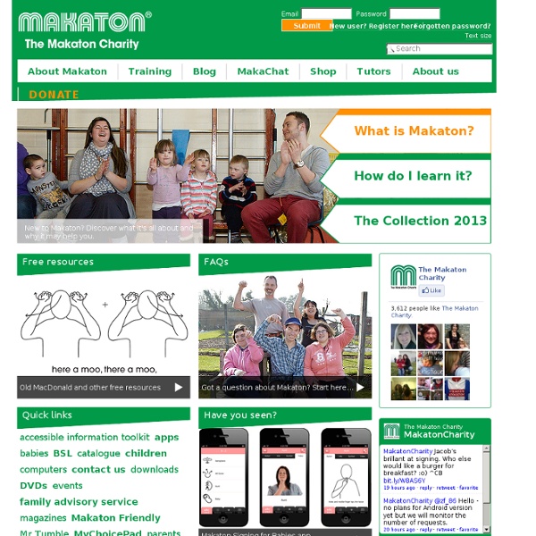 The Makaton Charity - Home page